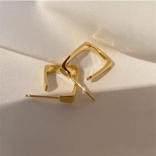New Sell Fashion Drop Earrings Gold Color U-shaped Trendy Jewelry For Women Gifts