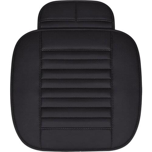 2021 New arrival Breathable Leather Bamboo Car Seat Cover Pad Mat Auto Chair Cushion Universal car-styling Supports
