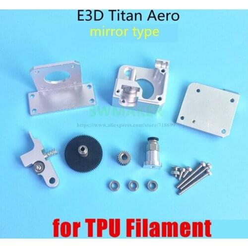 SWMAKER New 3D printer All metal Titan Aero Extruder 1.75mm TPU Filament for Prusa i3 MK2 3D printer mirror type