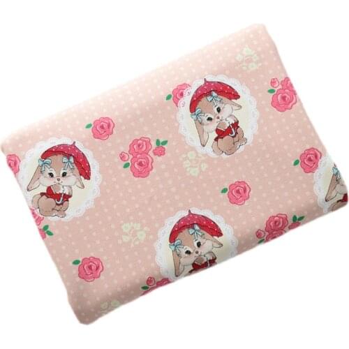 ONE PIECE Pirates Print Blue 100% Cotton Fabric for Boy Clothes Bedding Set Hometextile Cushion Cover Backpack DIY