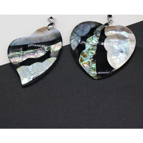 Natural Abalone Mother of Pearl Shell Pendants for DIY Charms Jewelry Accessories Making Women Necklace Pendant Supplies