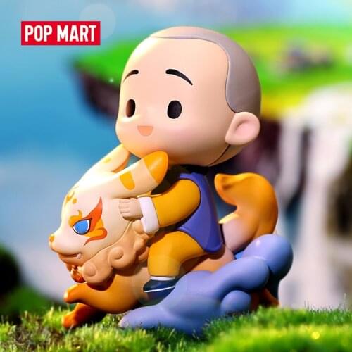 POP MART Classic Of Mountains And Seas Collection Doll Collectible Cute Action Kawaii animal toy figures free shipping