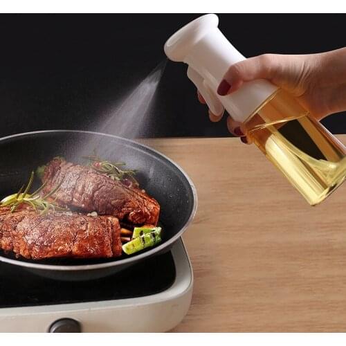 Clear Air Pressure Type Oil Sprayer Vinegar Sprayer Kitchen Cooking Barbecue Tools Salad Gravy Boats Plastic Soy Sauce Bottle