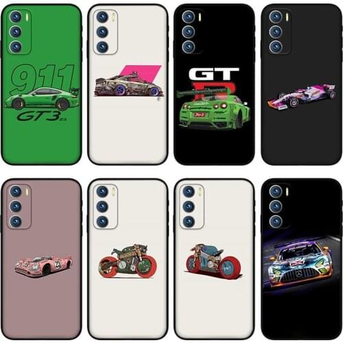 Cartoon car phone case for oppo Reno 4 6 pro Puls Z Silicone case for oppo realme GT Q3 Q2 GTneo X7 X50 pro