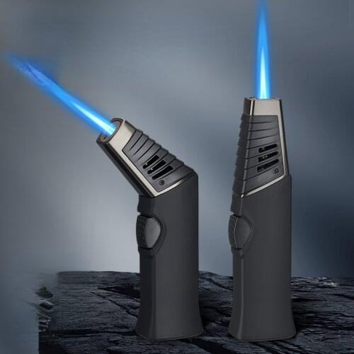 Foldable Elbow Spray Gun Welding Torch Lighter Creative Metal Straight Into Lighter Smoking Accessories for Weed Gadgets for Men