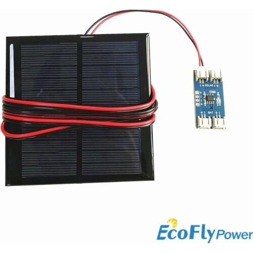 Solar Panle 5.5V 1W With CN3163 5V 1A Solar Lithium Battery Charging Controllers diy home solar systme