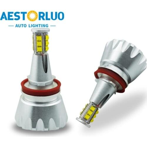 2pcs Factory Supply Canbus H8 240W Angel Eyes Halo Ring LED For BMW E82 E81 E87 E88 E90 E91 E92 E93E60/E61E63E64E89F01/02/03 E70