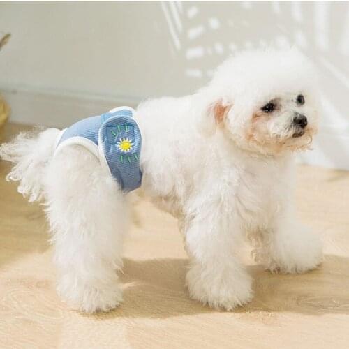 Female Dog Panties Shorts Washable Menstruation Underwear Briefs Pet Physiological Pant Diaper Sanitary For Female Dog