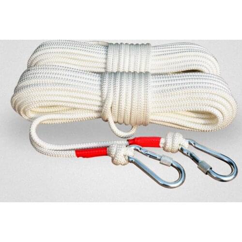 10m Nylon steel wire rope, strong bundled rope, fire escape safety labor rope.seat belt, strip