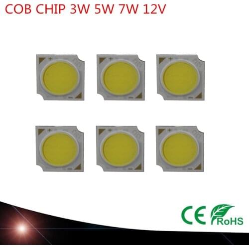 10X3W 5W 7W Round COB LED Light Source Chip On Board Lamp Warm Natural Cold white Integrated Circular COB