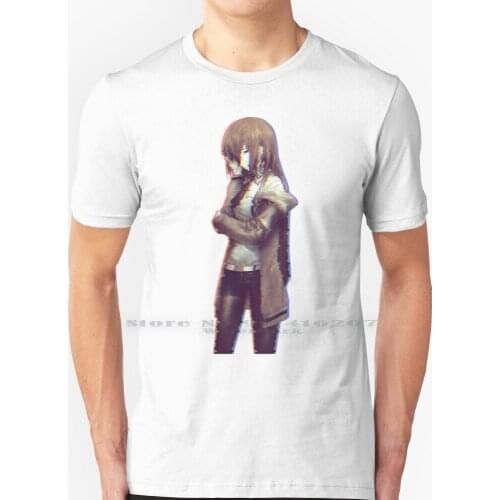 Amadeus Kurisu Glitch T Shirt 100% Pure Cotton Steins Gate Steins Gate 0 Stiens Gate Steins Gate Anime Makise Kurisu Makise