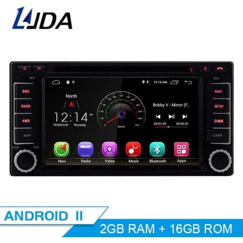 LJDA 2 Din Android 10.0 Car DVD Player For Subaru Forester Impreza 2008-2011 Wifi GPS Navi Radio 2G RAM Stereo Audio Multimedia