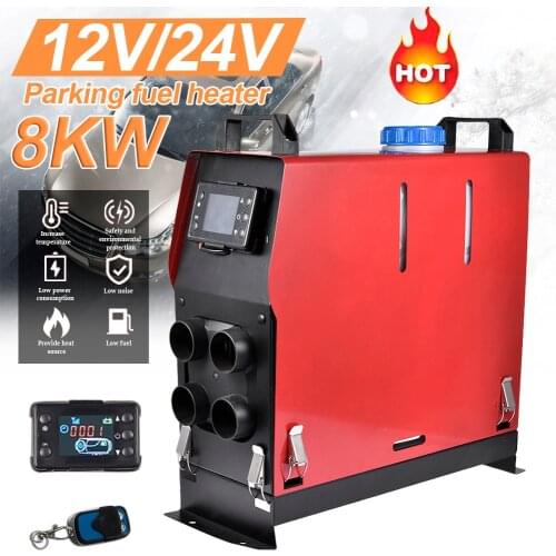Car Heater Diesels Air Parking Heater All In One Four Hole 8KW 12V 24V Car Heater For Webasto Trucks Motor Trailer Car Heating