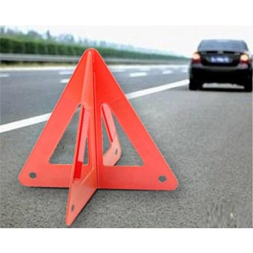 Auto Car Safety Emergency Reflective Warning Triangle 26*25*23CM Reflective Traffic Warning Sign Triangle Foldable Standing Trip