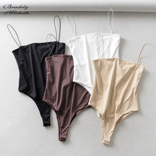 BRADELY MICHELLE Open Back Bodysuit