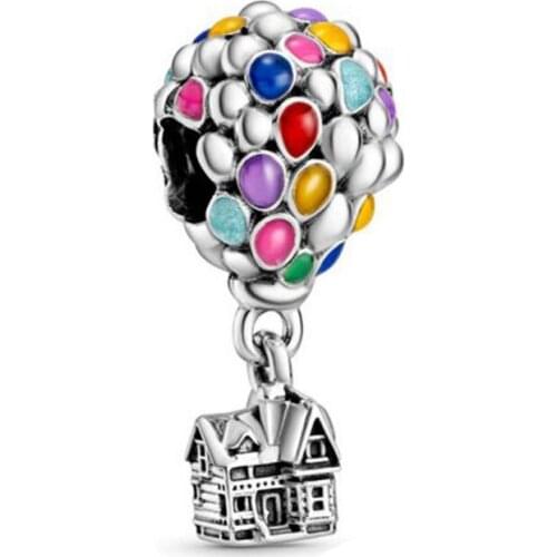 Authentic 925 Sterling Silver Cute Animal Alice in wanderlan silver Charm Beads fit Original pandora Bracelets Women DIY Jewelry