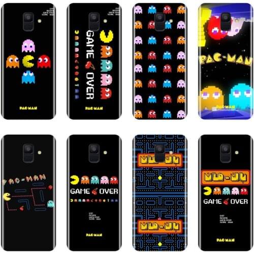 Phone Cases For Samsung Galaxy A6 A8 Plus 2018 A5 A7 Case Silicone Pacman Game Back Cover For Samsung A3 A5 A7 2016 2017 Phone