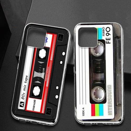 Vintage Cassette tape retro style Phone Case For iphone 11 pro max 11 12 pro XS MAX Mini 8 7 6 6S Plus X SE 2020 XR phone case