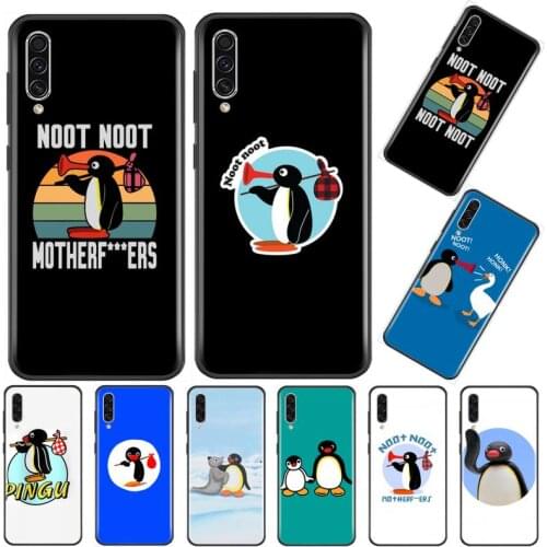 Noot noot pingu Phone Case For Samsung A20 A30 30s A40 A7 2018 J2 J7 prime J4 Plus S5 Note 9 10 Plus
