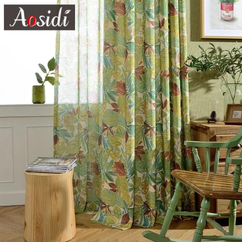 Colorful Rainforeat Curtains For Living Room Window Curtains Cortinados Voilage Curtains Kids Rideaux Gordijn Cortinas Salon