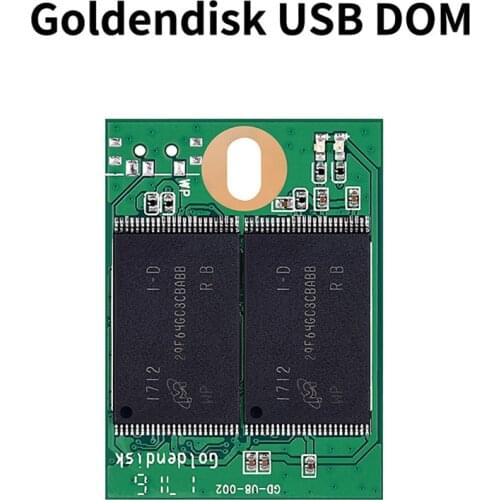 Goldendisk 16GB USB DOM SSD Vertical NAND MLC Flash Industrial Hyperstone Controller Original SATA II 4GB 8GB 32GB 64GB