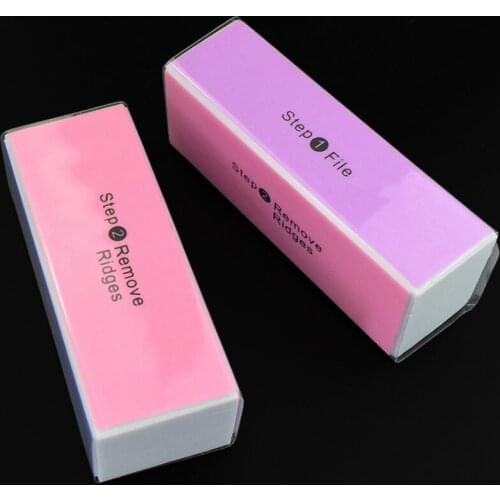 4pcs Nail Art Polishing Buffer Block, 4 Sides Buffing Block for Grinding Nails