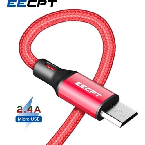 EECPT Micro USB Cable Quick Charge Charging Wire Data Phone Charger Cord for Samsung S7 Xiaomi Tablet Android Microusb Adapter