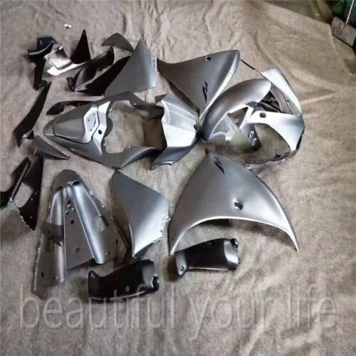 Injection Mold ABS Fairings Kit Fit for YAMAHA YZF-R1 R1 2009 2010 2011 09 10 11 Bodywork set Malaysia silver