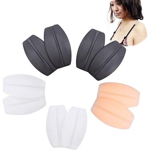 Soft Silicone Bra Strap Cushions Holder Non-slip Shoulder Pads Relief Pain