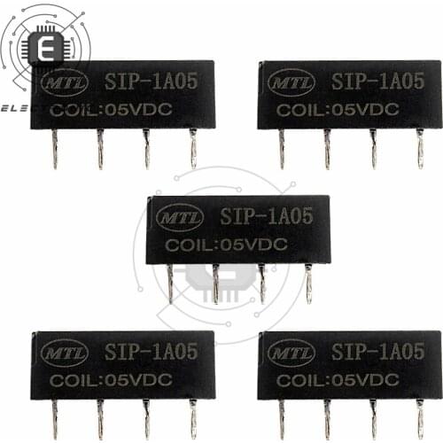 New 5Pcs/Lot 5V Reed Relay Switch Module SIP-1A05 4PIN For PAN CHANG Reed Relay