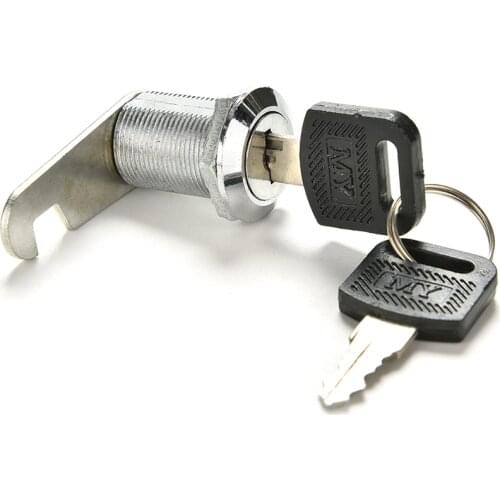 1set New 16mm/20mm /25mm /30mm Security Drawer Cam Lock Cylinder Door Mailbox Cabinet Tool Box Lock 2 Keys Hardware Locks