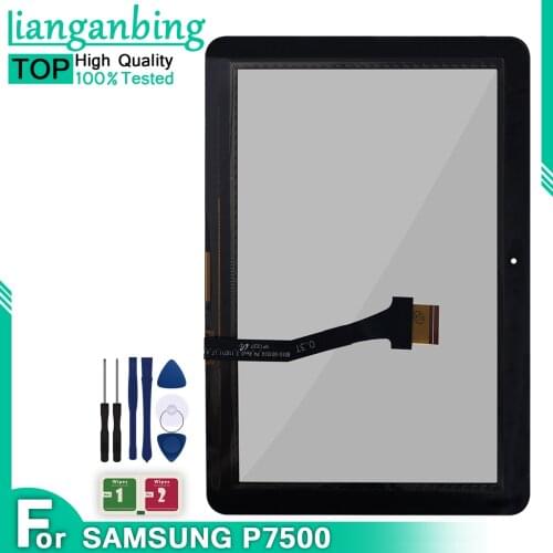 New Touch Screen For Samsung Galaxy Tab 10.1" GT-P7500 P7510 P7501 Tablet Touch Screen Panel Digitizer Front Glass parts