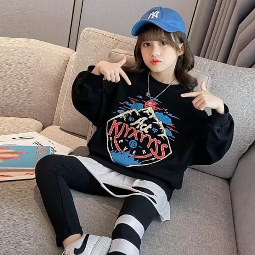 Clothes For Girls 2020 Autumn Winter Baby Clothes Kids Full Sleeve sweatshirt + legging Clothes Costume For Girls 4-12 Y