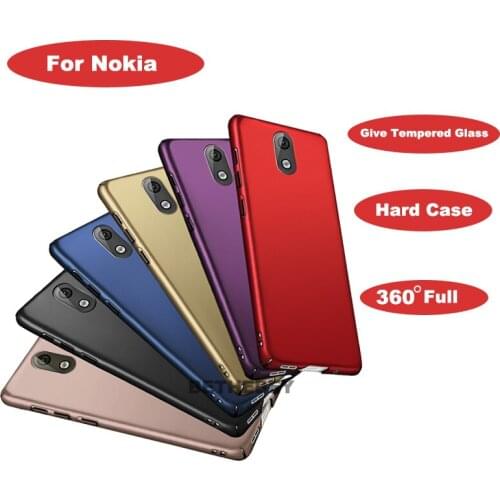 360 Degree Full Body Cover Case For Nokia 6.1 Case With Tempered Glass For Nokia 3.1 Magnetic Shockproof Hard Case shell Phone