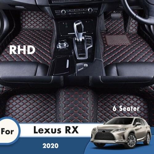 RHD Car Floor Mats For Lexus RX 2020 6 Seater Auto Styling Interiors Accessories Car Protect Custom Waterproof Decor Rugs Cover