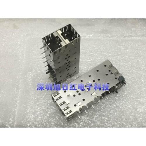 SFP cage 1*2 Fiber optic interface housing connector Gigabit fiber seat