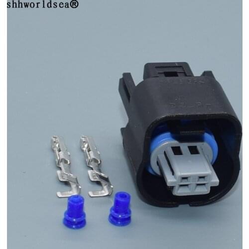 Shhworldsea 2pin for GM Opel Insignia, connector for the valve of the gas distribution phases waterproof connector 15335987