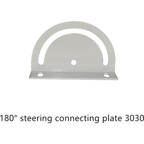 3030 connecting plate corner fitting steering angle cross steering connecting plate 180 degree turn corner fitting