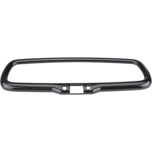 Carbon Fiber for Alfa Romeo Giulia Stelvio 201-2018 Abs Car Interior Rearview Mirror Frame Trim Accessories