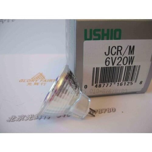 Ushio JCR/M6V20W faceted reflector 6V20W bulb,Nikon microscope DR CT light,JCR/M 6V 20W halogen lamp