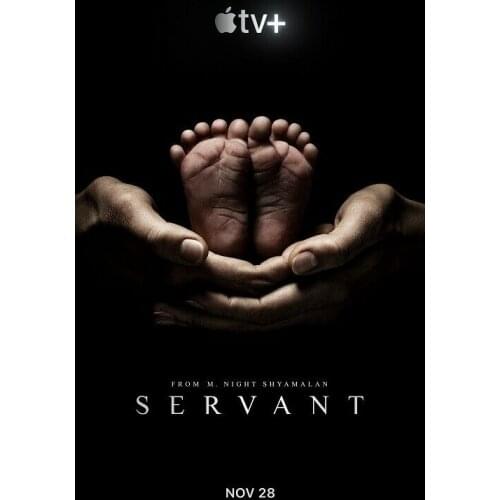 Servant Tony Basgallop TV Series Silk Fabric Wall Poster Art Decor Sticker Bright