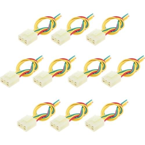 10 Pcs Regulator Commutator Wire Connector for Honda CB VT CBR 250 400 500 1100