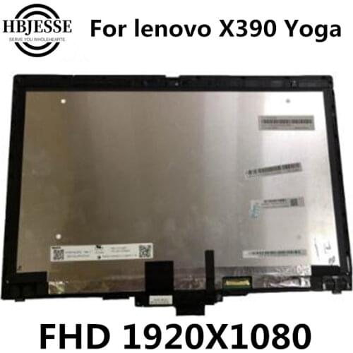 13.3 FRU 02HM857 02HM861 5M10V24625 For Lenovo Thinkpad X390 Yoga Laptop FHD LCD Display Touch Screen Glass Digitizer Assembly