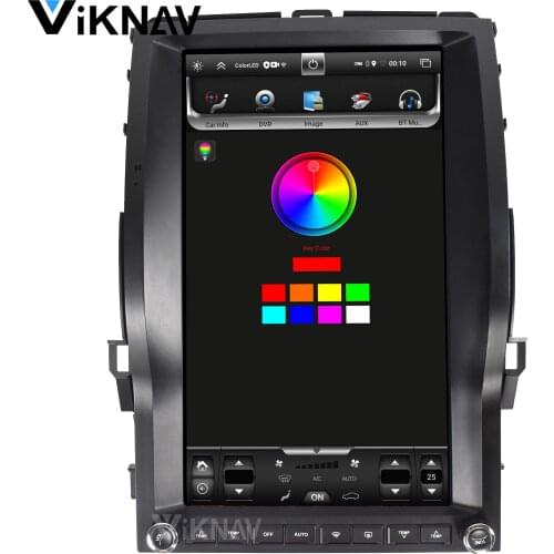 Car radio multimedia player for Toyota Land Cruiser Prado GX470 2002-2010 android auto DVD player GPS navigation vertical screen