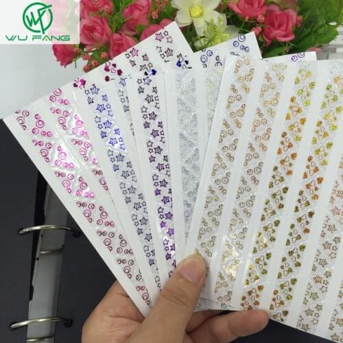 Bronzing DIY album corner stickers Photo stickers DIY Scrapbook Paper Photo Albums Frame Picture Decoration Corner Stickers