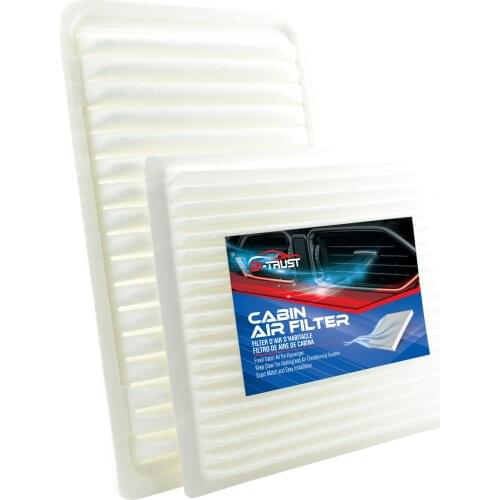 Bi-Trust Engine & Cabin Air Filter for Toyota Highlander 2001-2007 2.4L 3.0L 3.3L 17801-0H010,17801-0H020