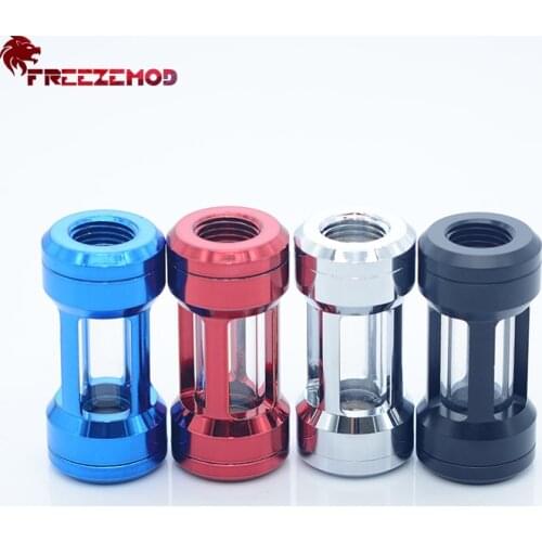 FREEZEMOD computer water cooling filter composite version large visible area double internal teeth. GLQ-JX2