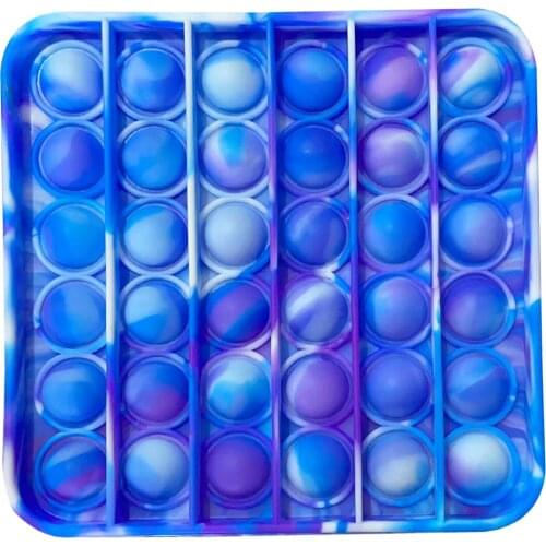 New Push Bubble Fidget Sensory Toy Simple Dimple Toy Autism Special Needs Stress Reliever Hand Fidget Toy For Kids Adults