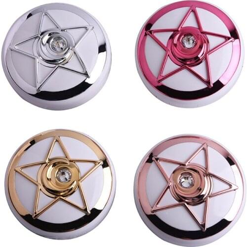 Circle Contact Lens Box Diamond With Mirror Travel Portable Case Storage Container Kit Round Shape