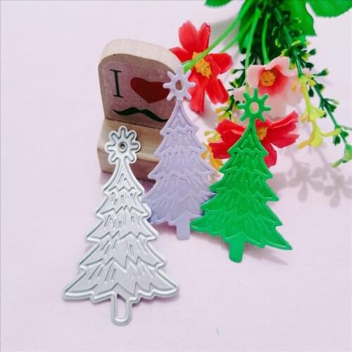 A small Christmas tree Metal Cutting Dies for DIY Scrapbooking Album Paper Cards Decorative Crafts Embossing Die